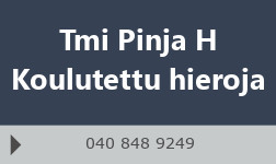 Tmi Pinja H Koulutettu hieroja logo
